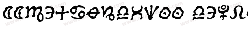 CCMetconRxW00 Regular字体转换